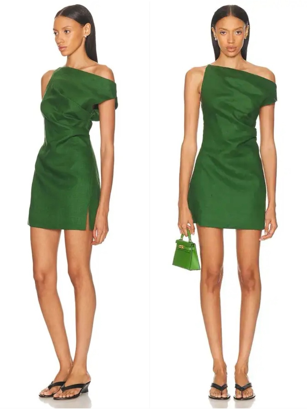 Ronny Kobo Winnie Linen Mini Dress XS $428